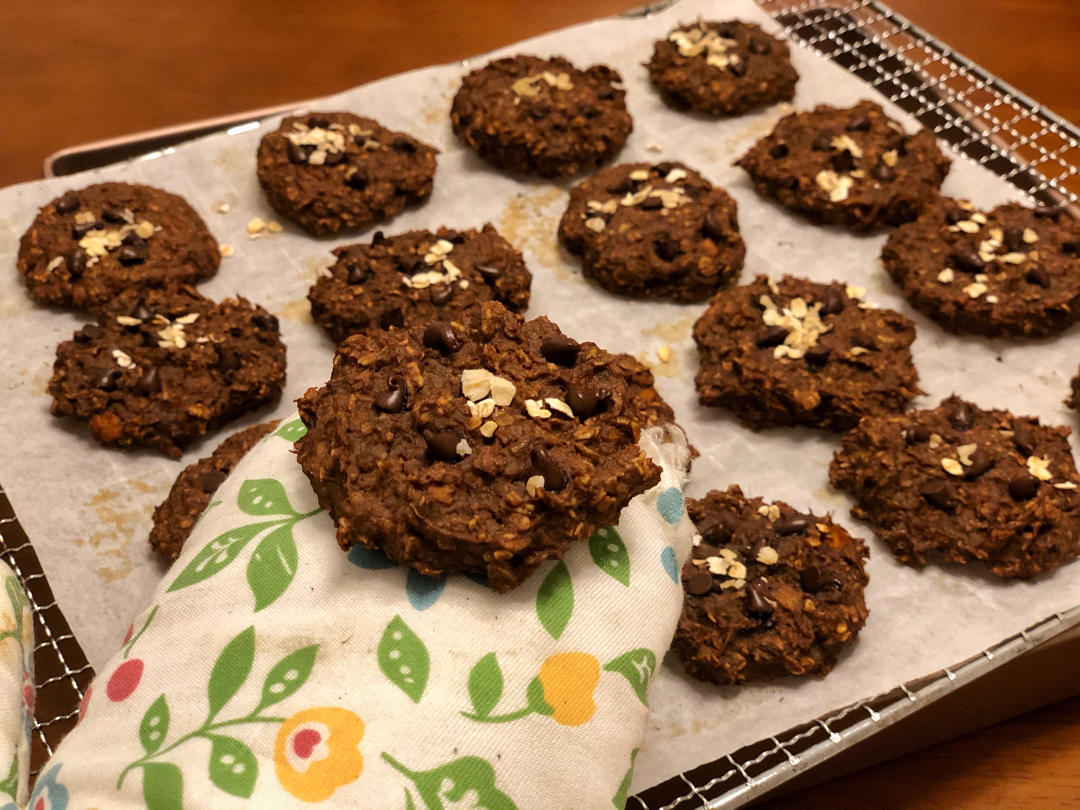 黑巧布朗尼曲奇🍪0糖油·81卡每块·千万别多做😭