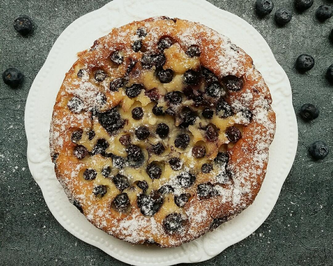 蓝莓克拉芙提（Blueberry Clafoutis）的做法 步骤6