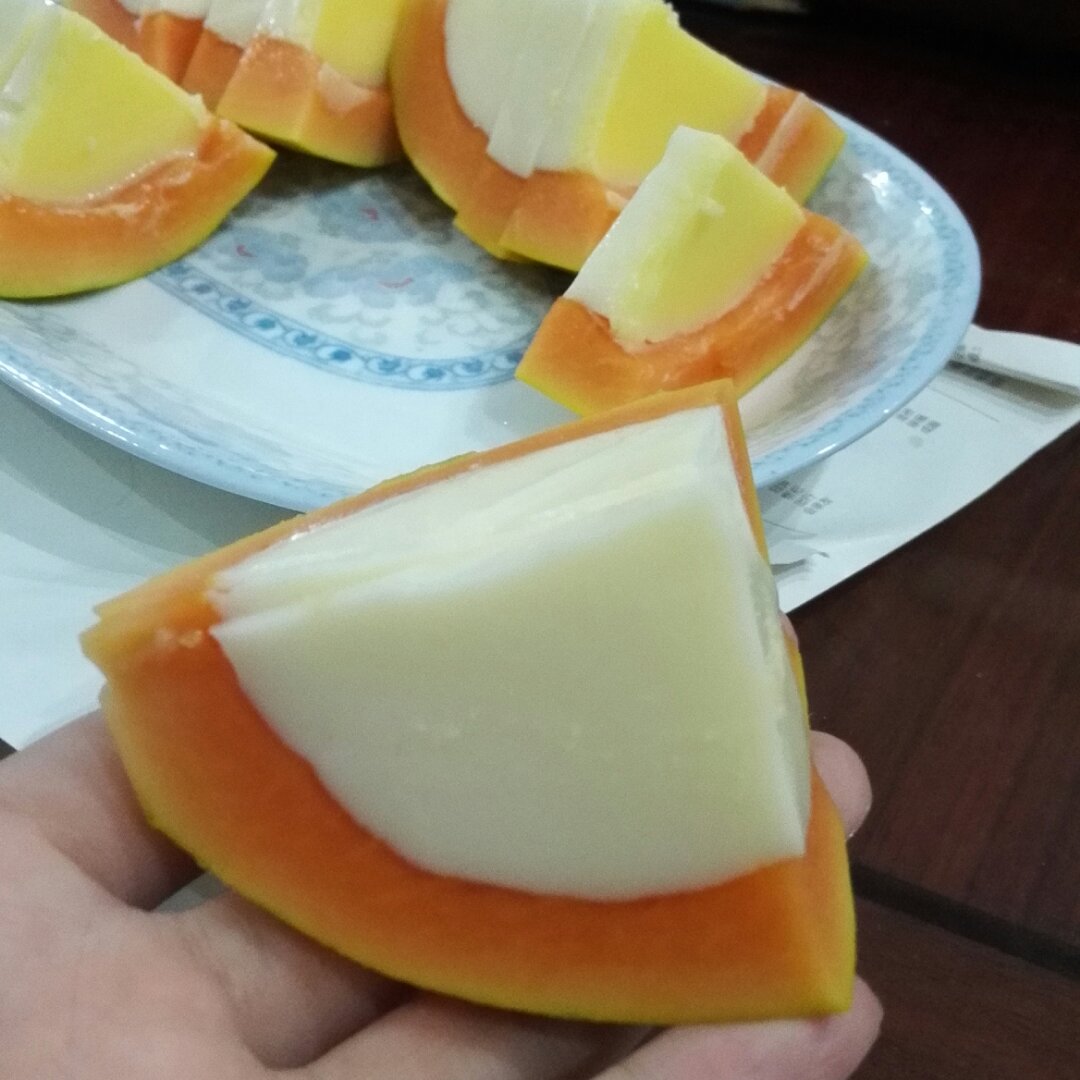 木瓜鲜奶冻