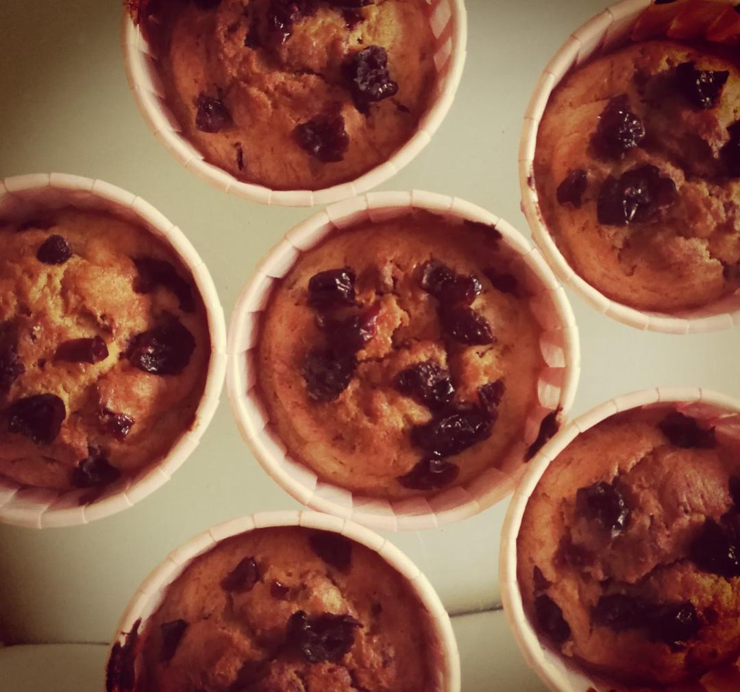 少女心的香蕉蔓越莓玛芬