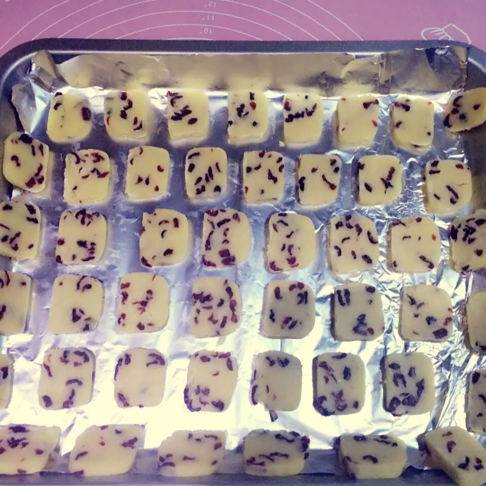 低糖少油版蔓越莓饼干