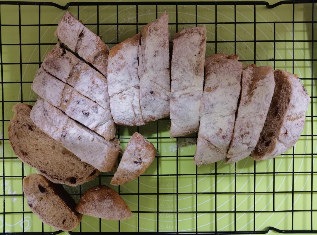 全麦蔓越莓核桃软欧包