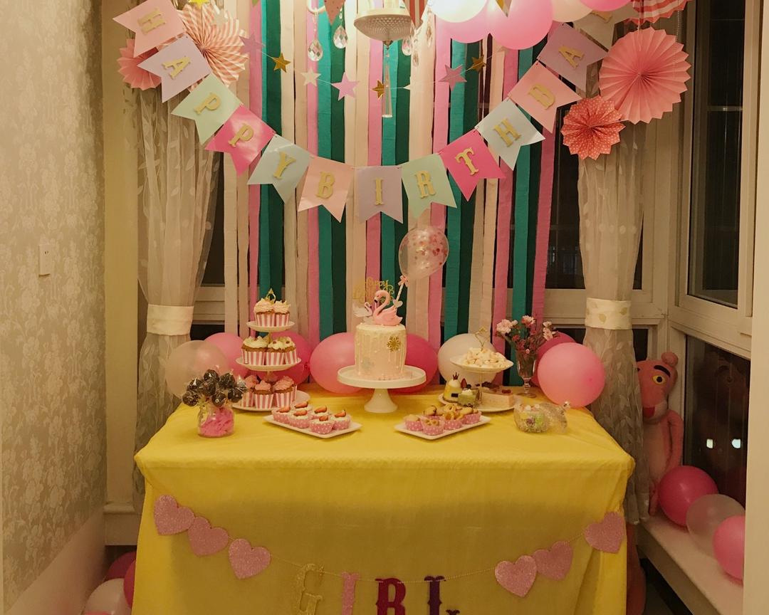 甜品台—宝宝周岁生日宴