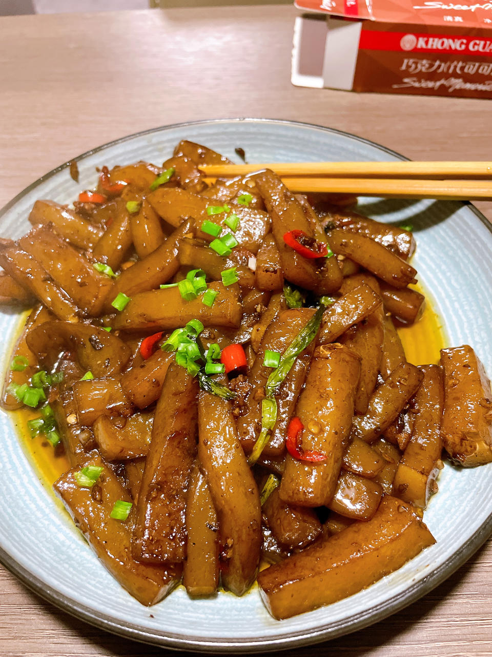 麻辣魔芋