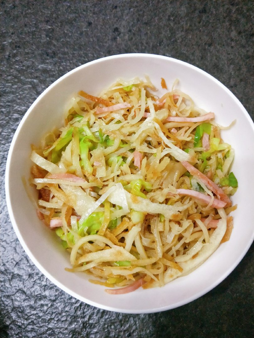 老北京素炒饼(肉炒饼)