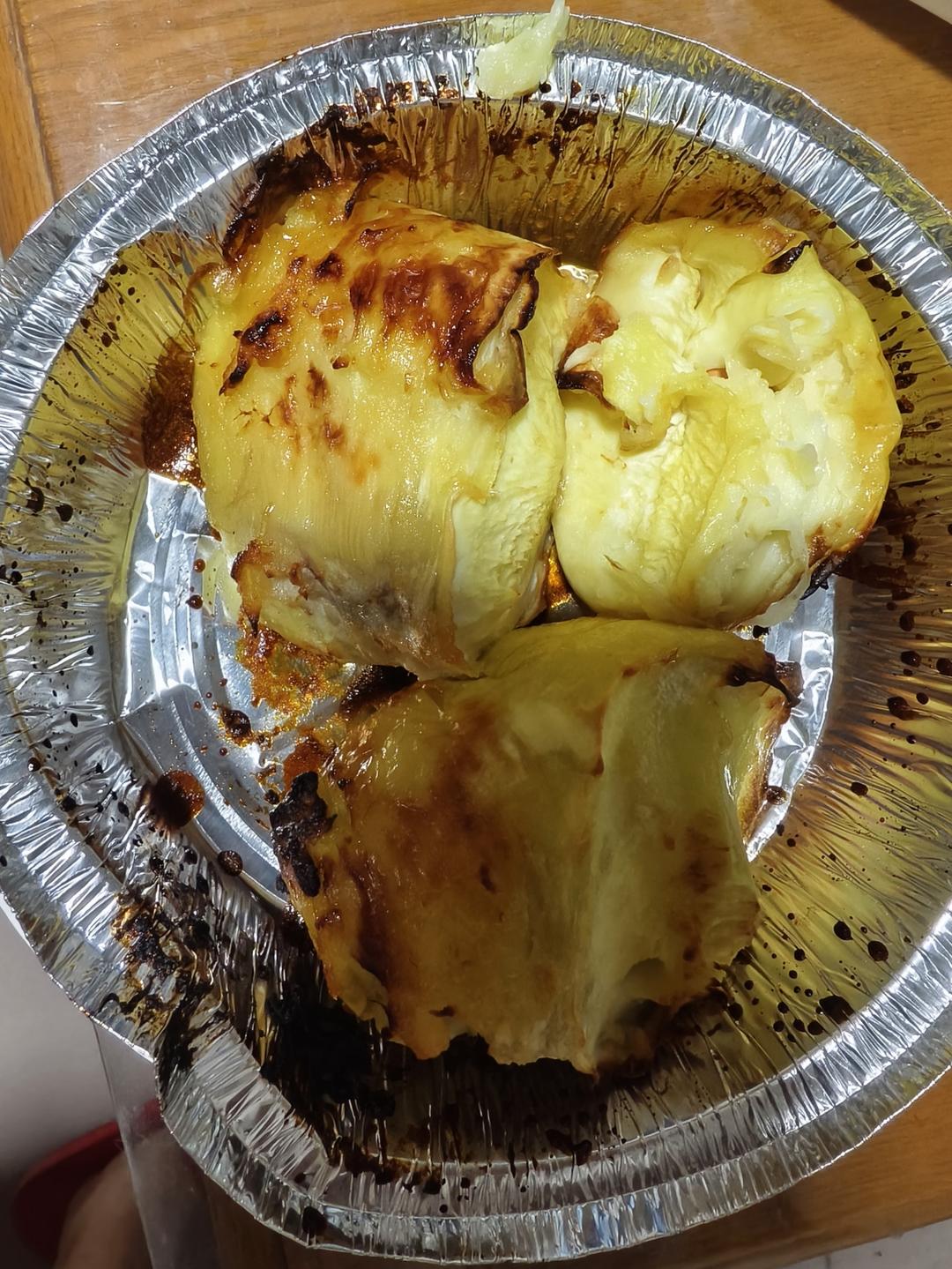 空气炸锅 烤榴莲的做法