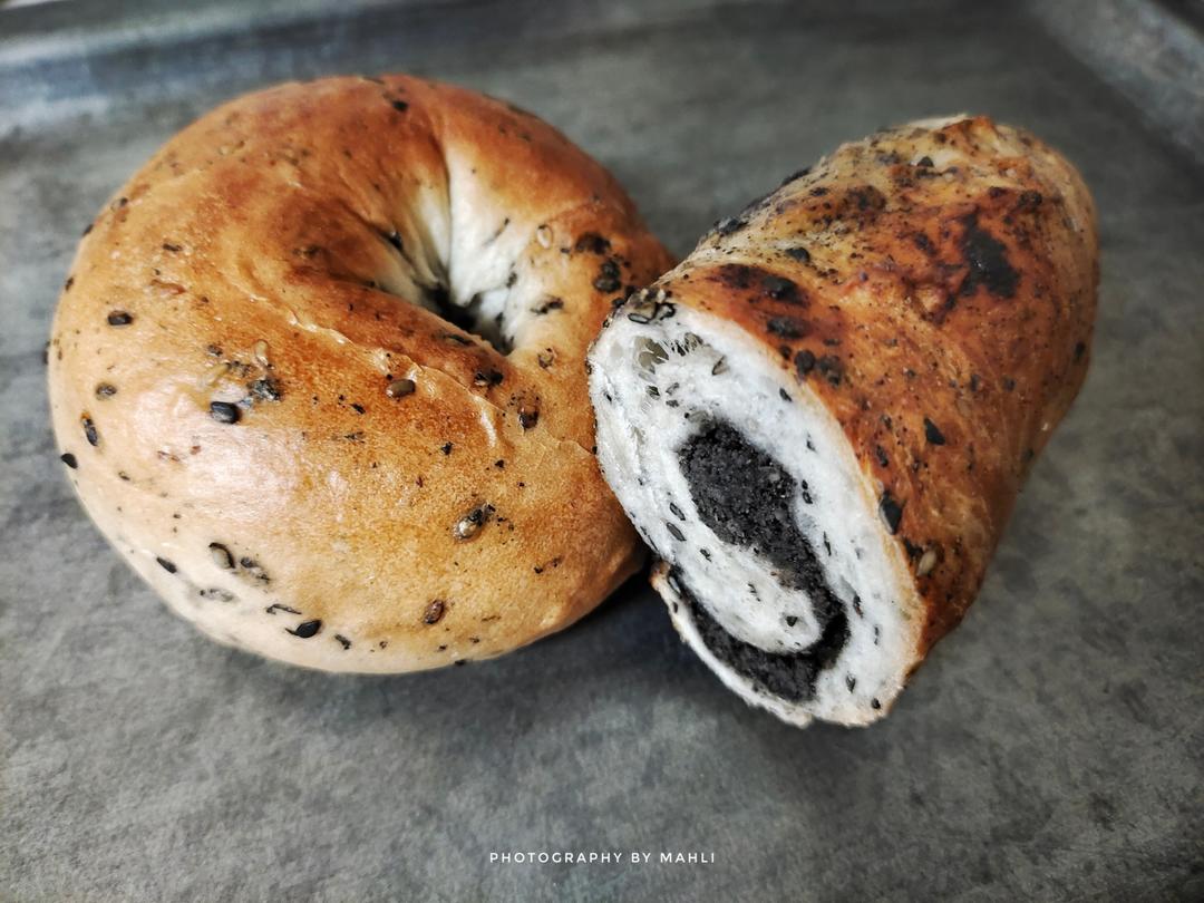原味贝果🥯/黑芝麻贝果🥯