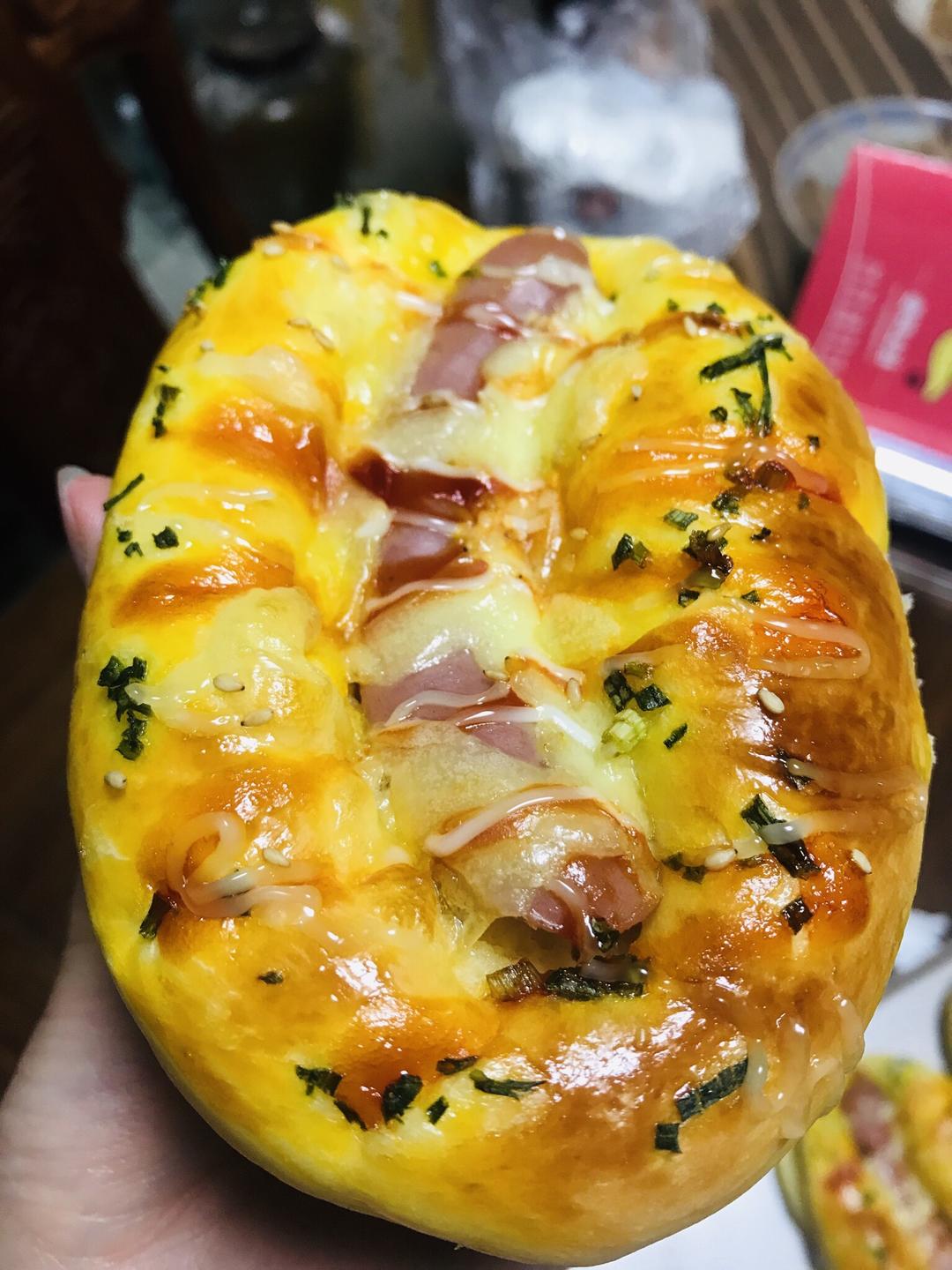 超好吃台式芝士葱香肠面包,超详细做法新手一次成功的做法