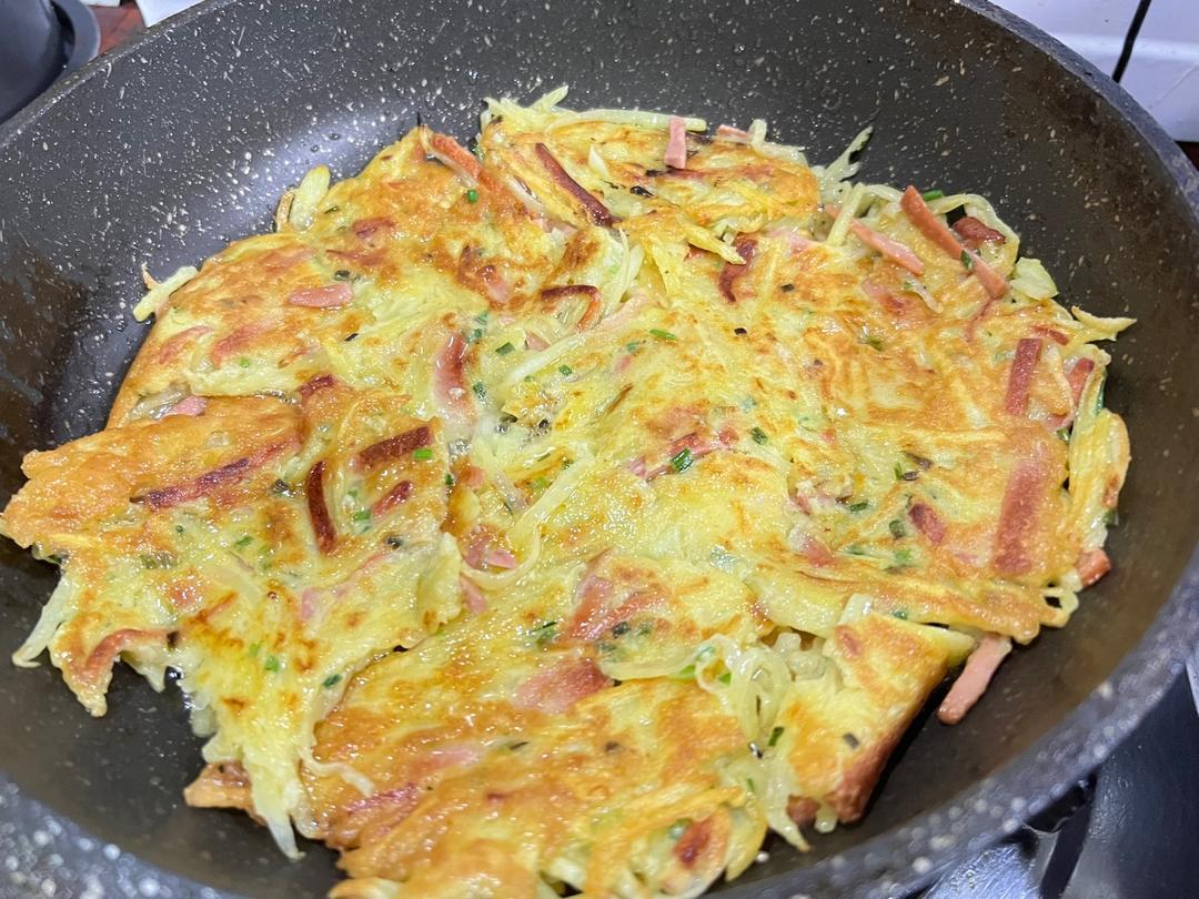 快手好吃的土豆丝饼
