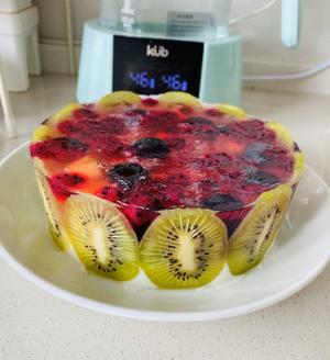 水果果冻蛋糕白凉粉的做法 步骤8