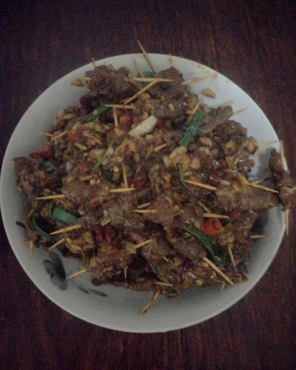牙签牛肉 道地湖南味