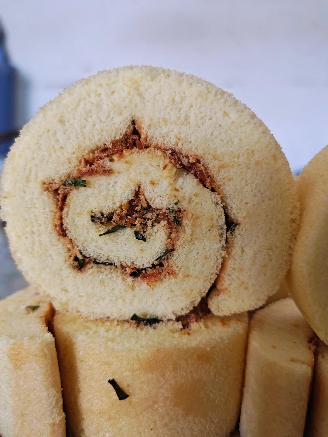 香葱肉松蛋糕卷-绵软细腻/可盐可甜