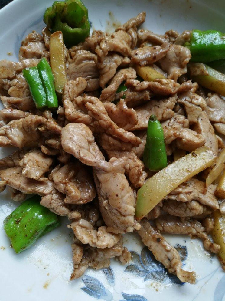 孜然小炒里脊肉