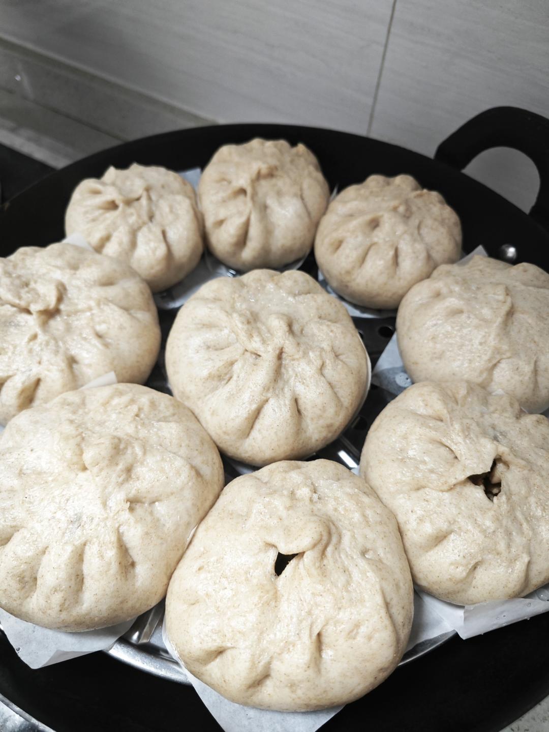 营养早餐～豇豆角酱肉包（好吃到没朋友😂😂）