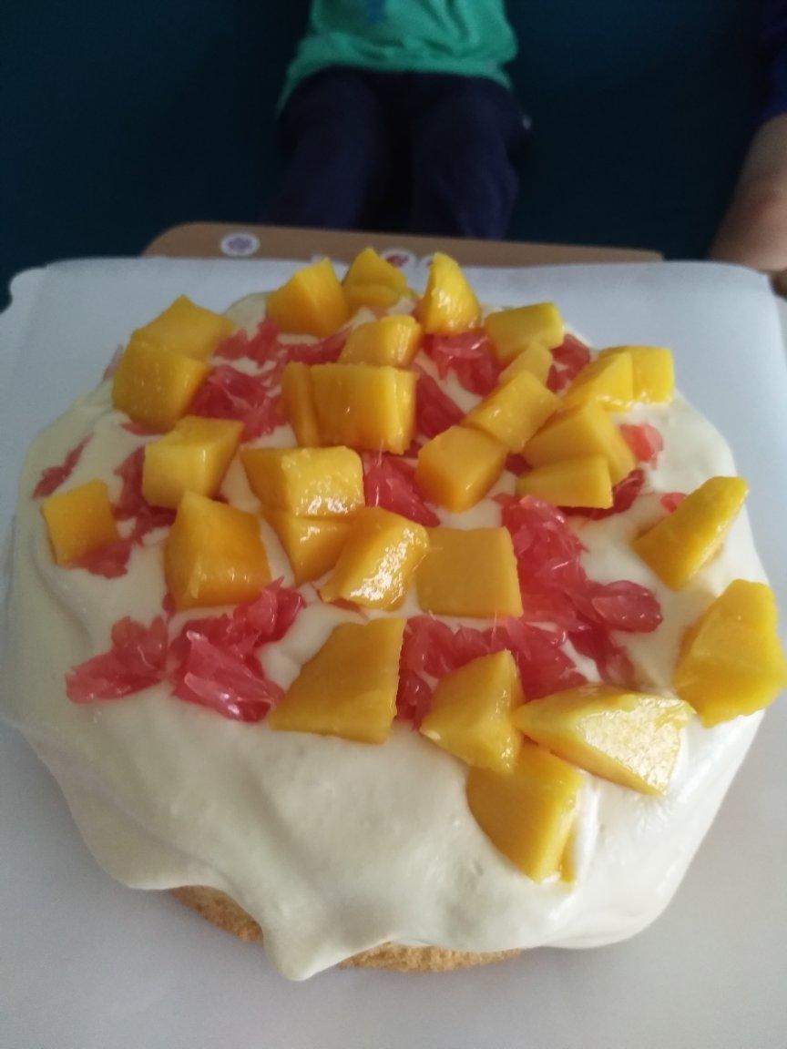 杨枝甘露爆浆蛋糕【初味日记】