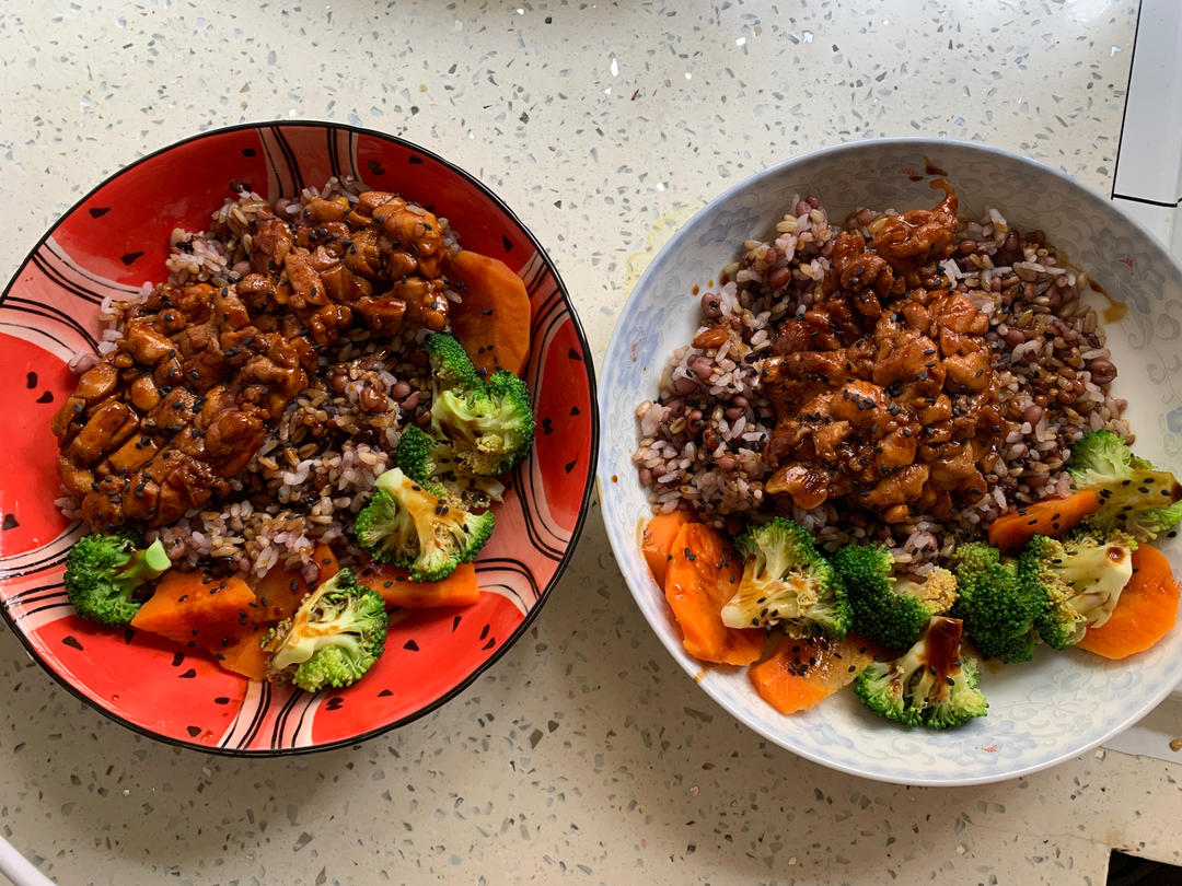 自制照烧鸡腿饭，好吃到舔碗！