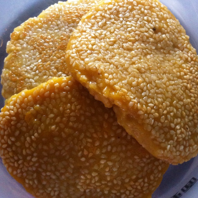 芝麻南瓜饼