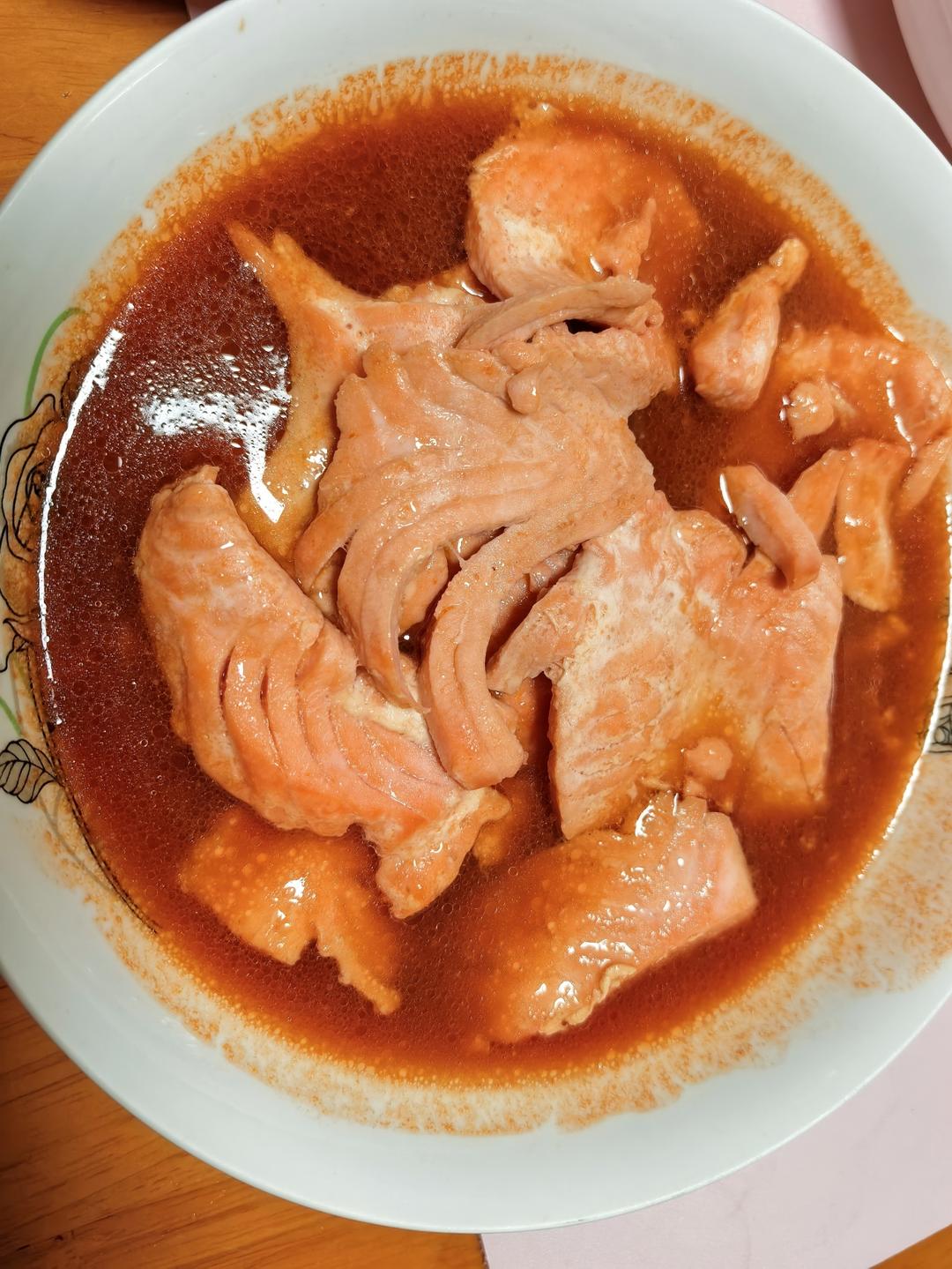 酱汁三文鱼【宝宝辅食】