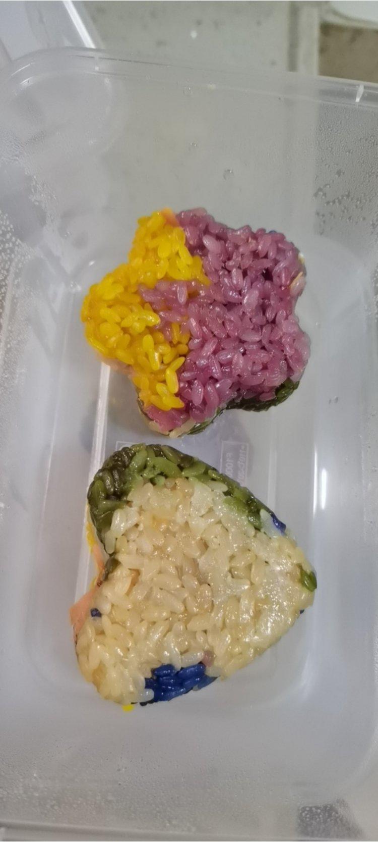 高颜值彩色糯米饭 天然健康