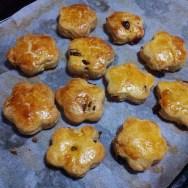 蔓越莓核桃饼干