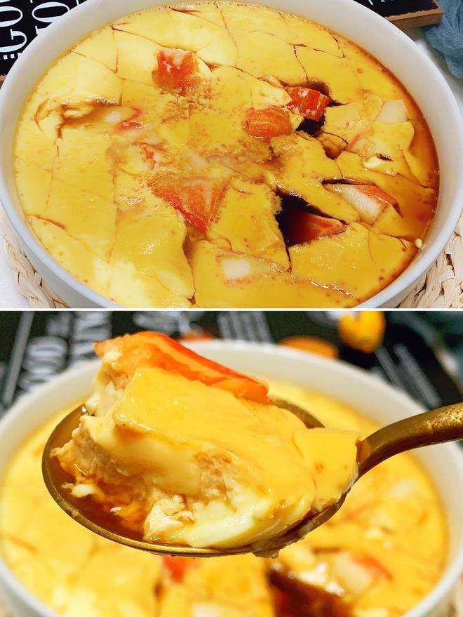 教你做豆腐蟹棒鸡蛋羹👉 超嫩滑❗️超鲜美❗️的做法