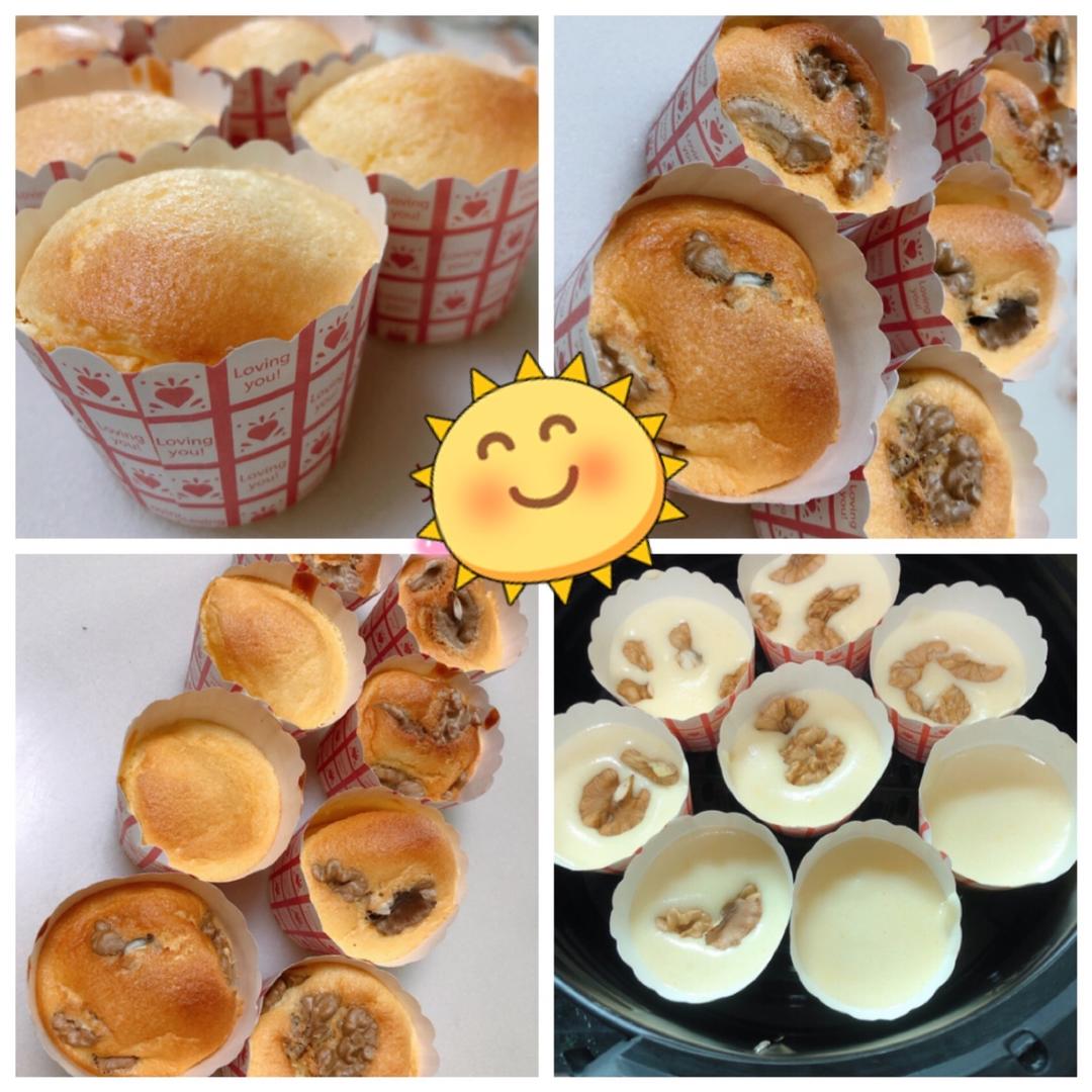 空气炸锅纸杯蛋糕（肉团）