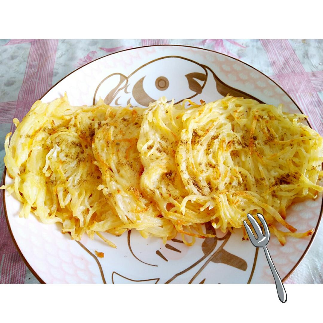 土豆丝鸡蛋饼