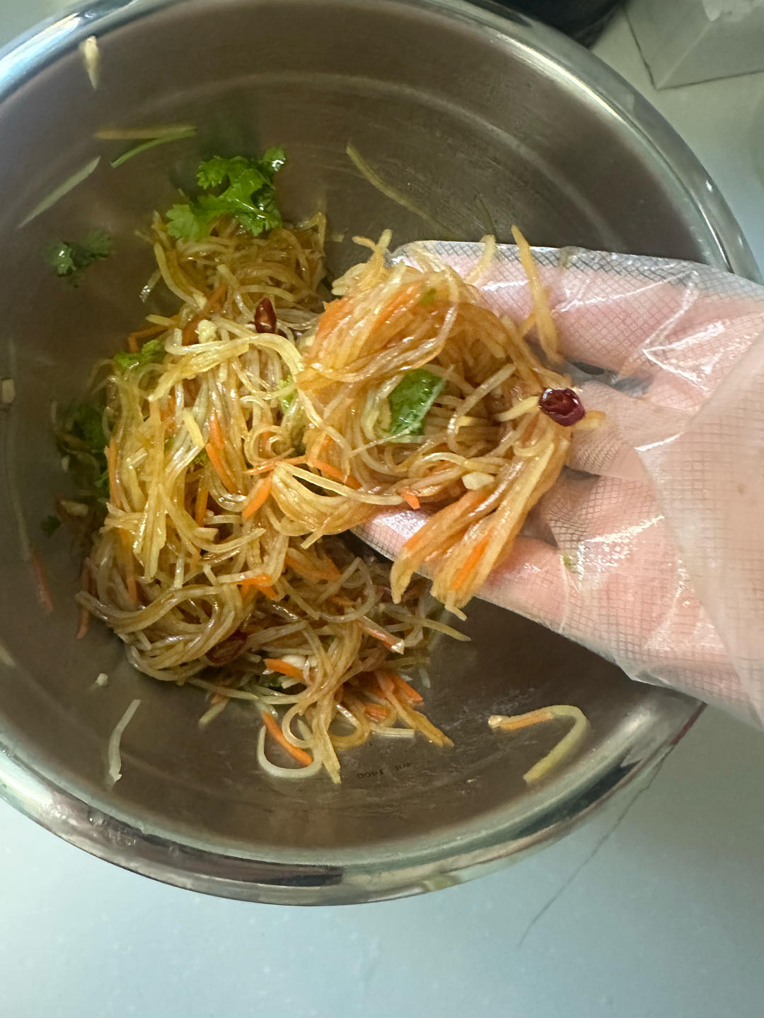 炝拌土豆丝（炎宝爱吃饭版本）
