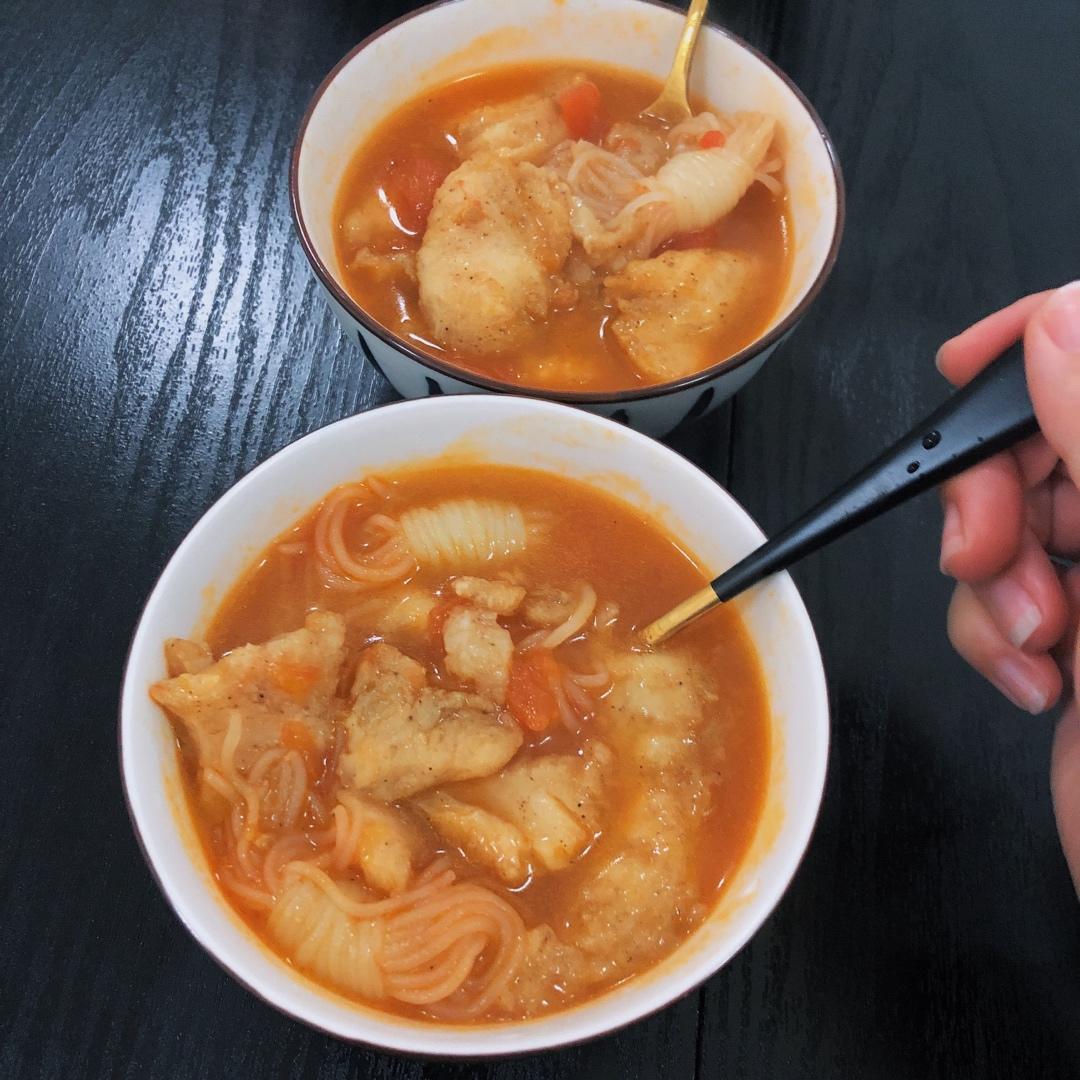 低脂食谱🌟番茄龙利鱼汤🌟低热量高蛋白