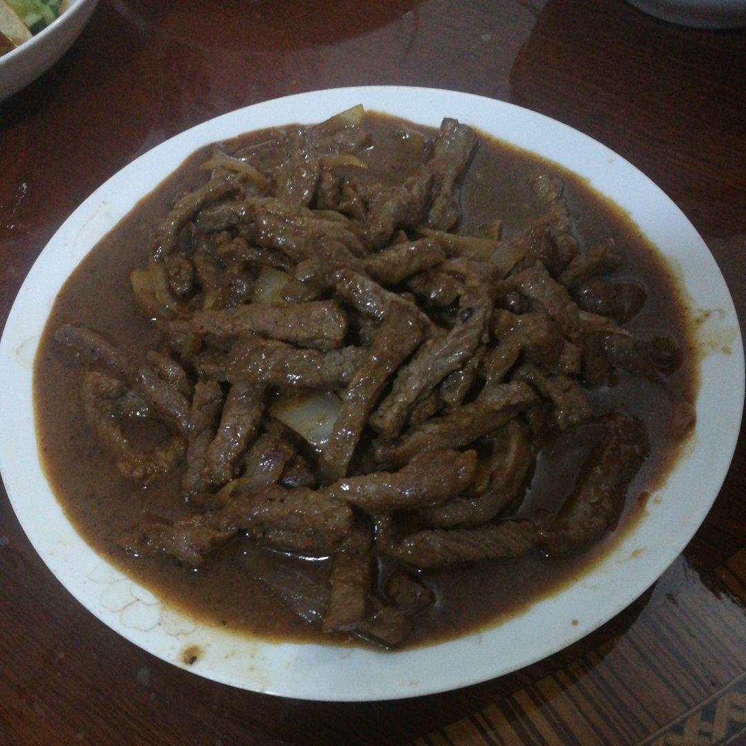 杭椒牛柳黑椒牛柳 终于找到炒出嫩牛肉的办法了 肉片肉丝都适用