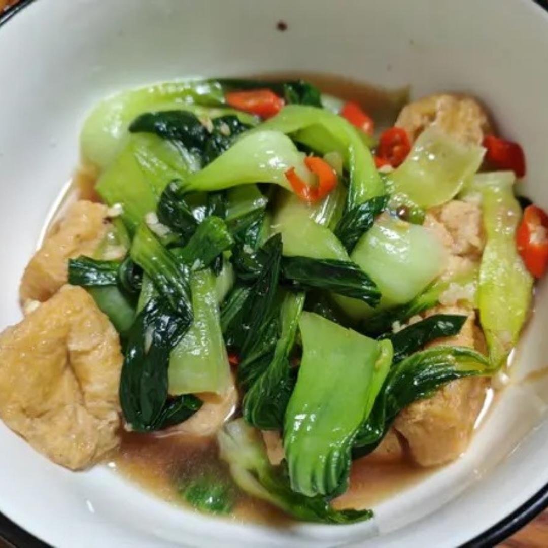 青菜油豆腐