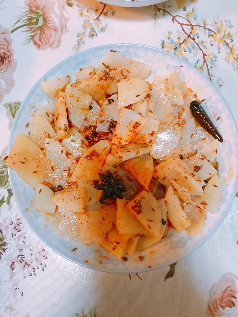 兰州风味麻辣土豆片（又名：通渭路土豆片、马三洋芋片）