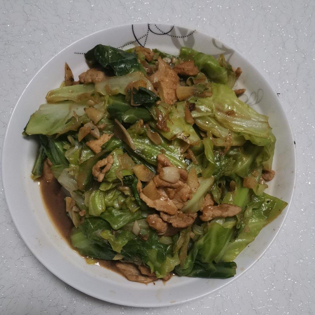 手撕包菜（五花肉版，又简单又下饭）