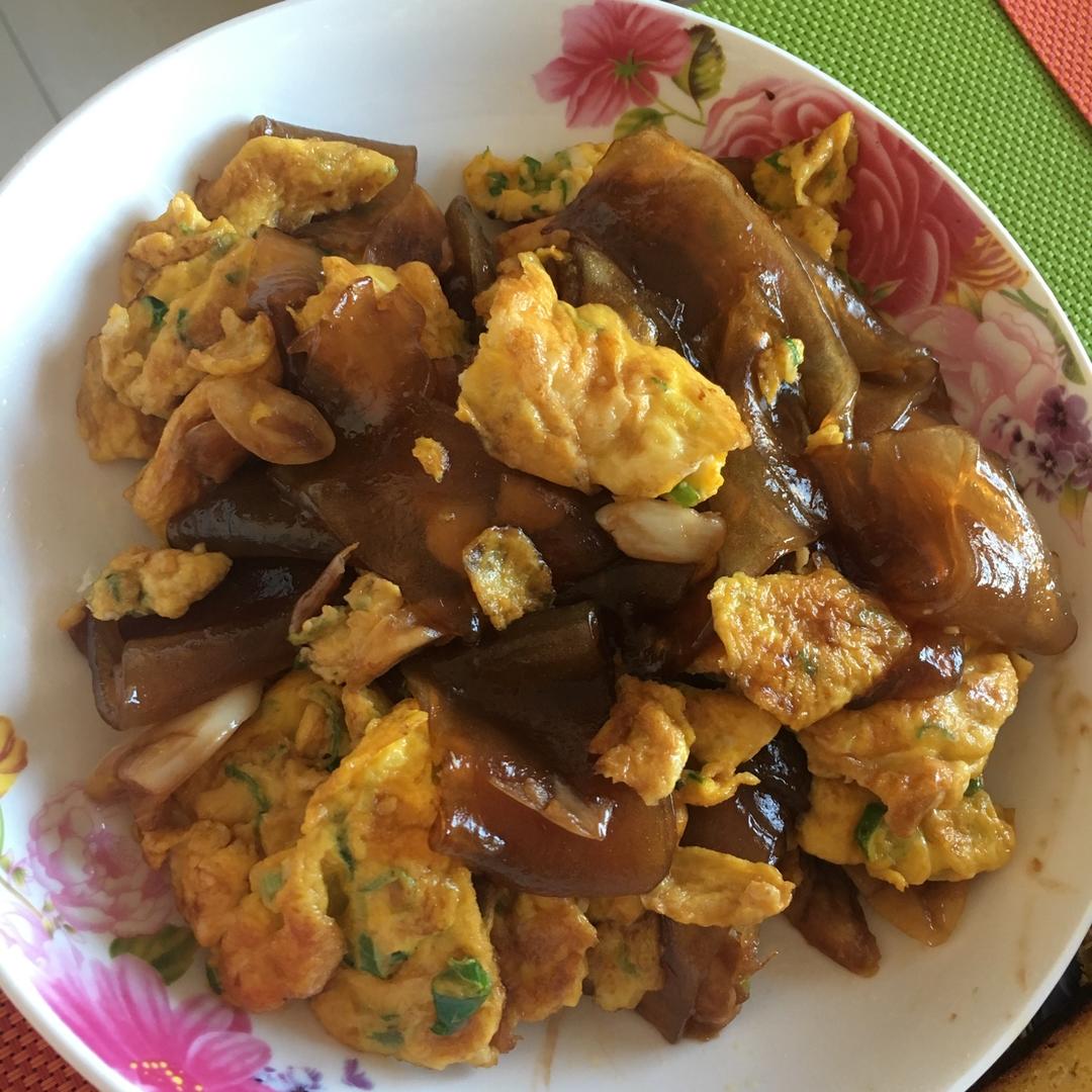 鸡蛋炒粉皮