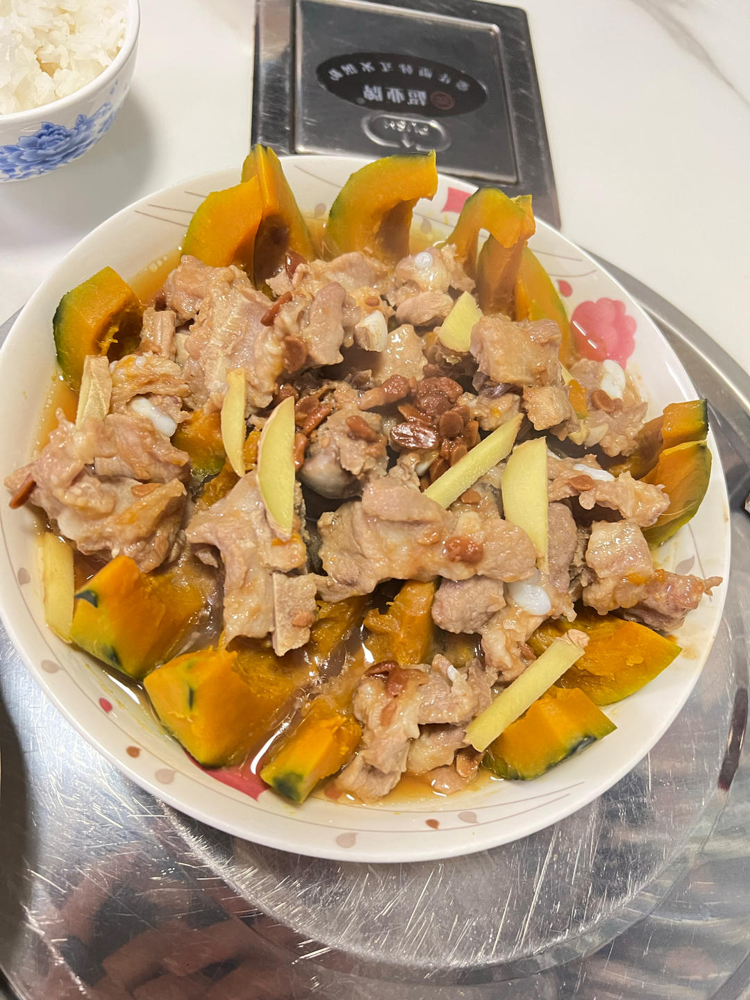 贝贝南瓜蒸排骨