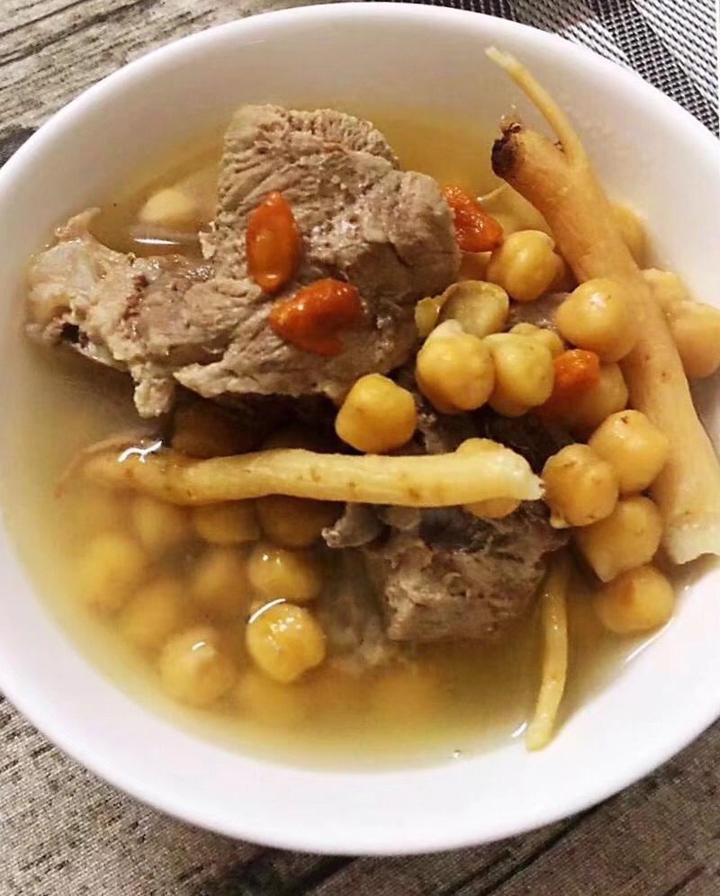 鹰嘴豆排骨汤