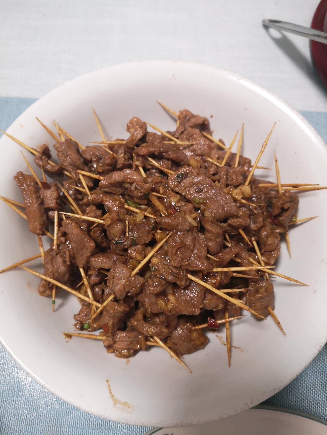 牙签牛肉 道地湖南味