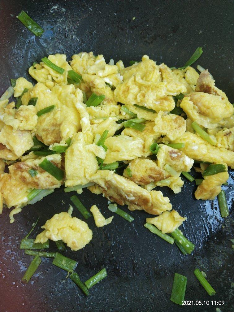 大葱炒鸡蛋