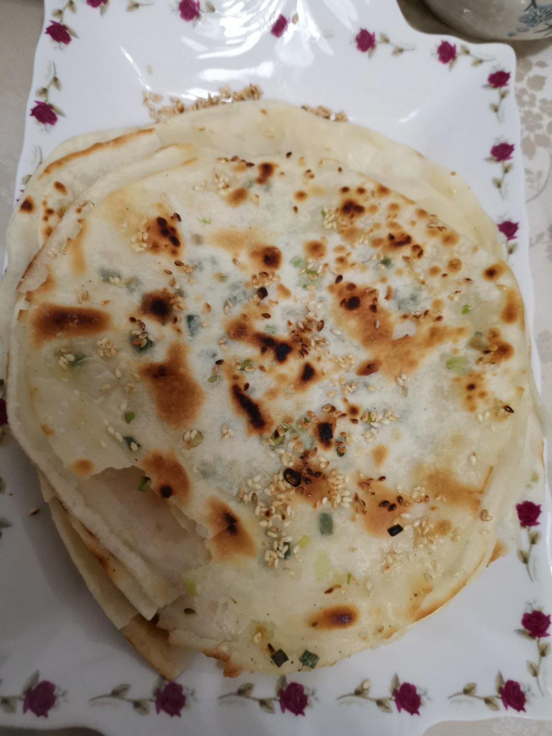 饺子皮版葱油饼
