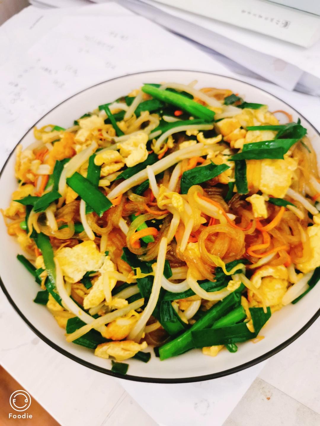 炒合菜～经典的拌饭菜，真的太香了
