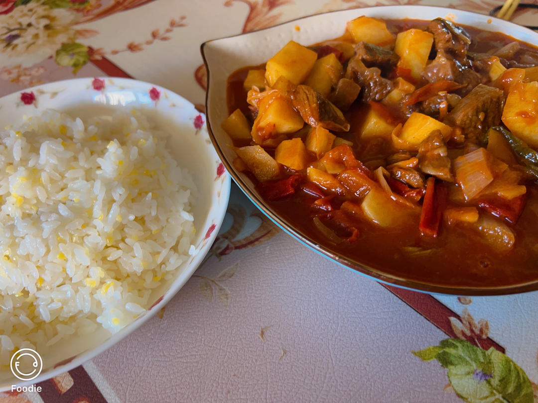 土豆炖牛肉