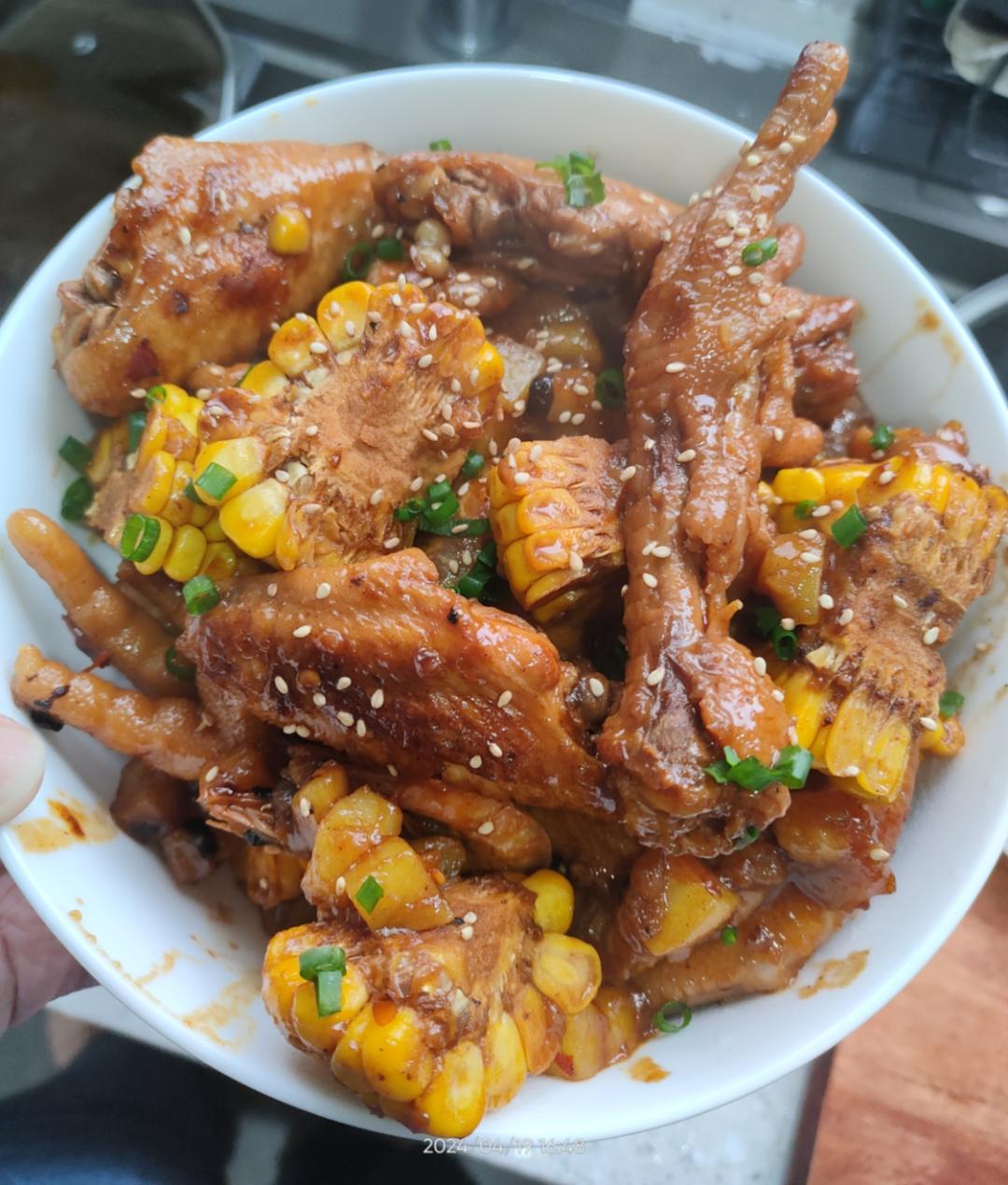 大虾鸡爪煲