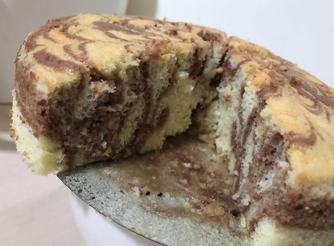 斑马纹戚风蛋糕