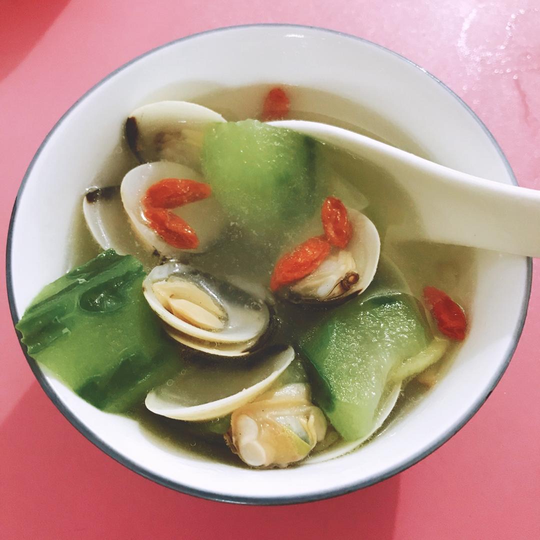 鲜美蛤蛎丝瓜汤