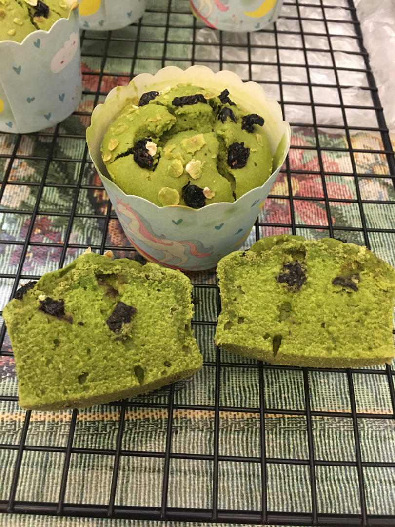 网红星巴克甜品，爆头抹茶麦芬小蛋糕
