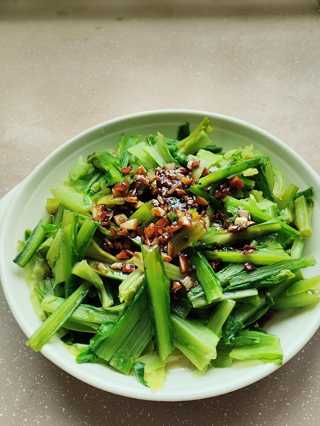 最爱广东做法的炒油麦菜，清爽又入味，喷香
