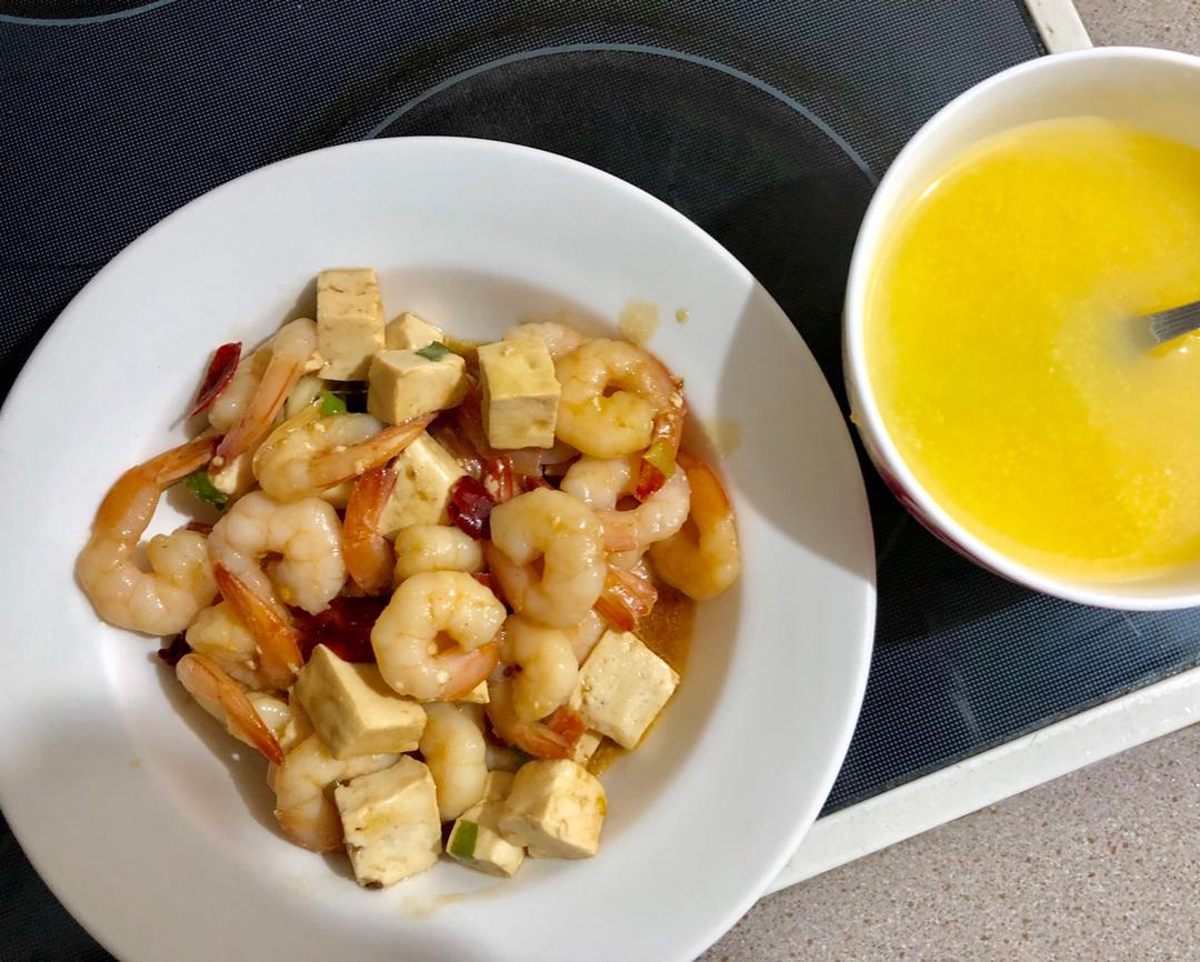 虾仁豆腐