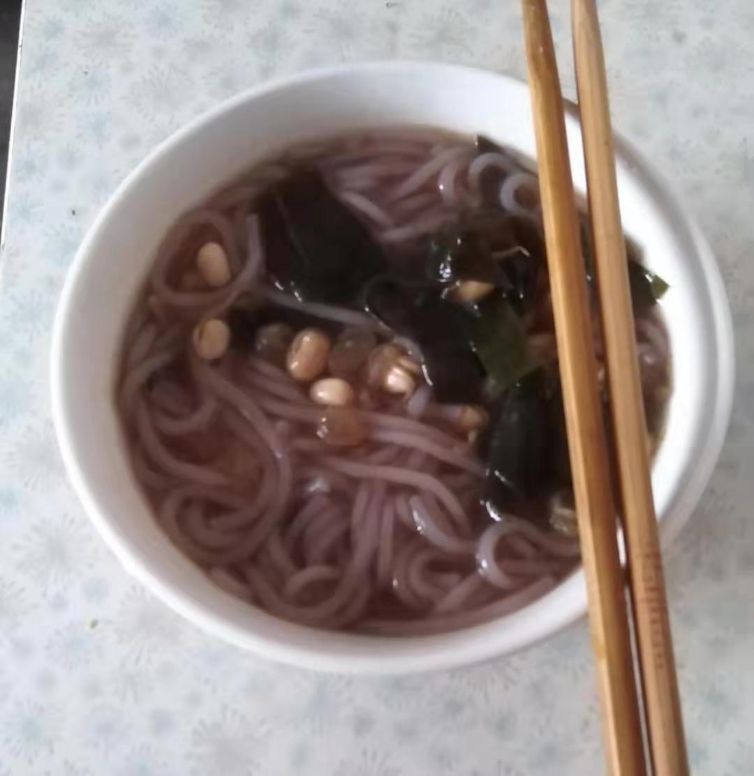 海带粉条汤（无油素食）的做法