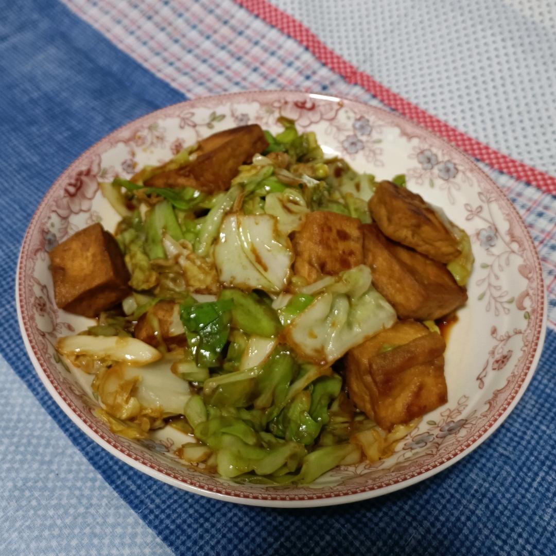 木耳白菜爆豆腐