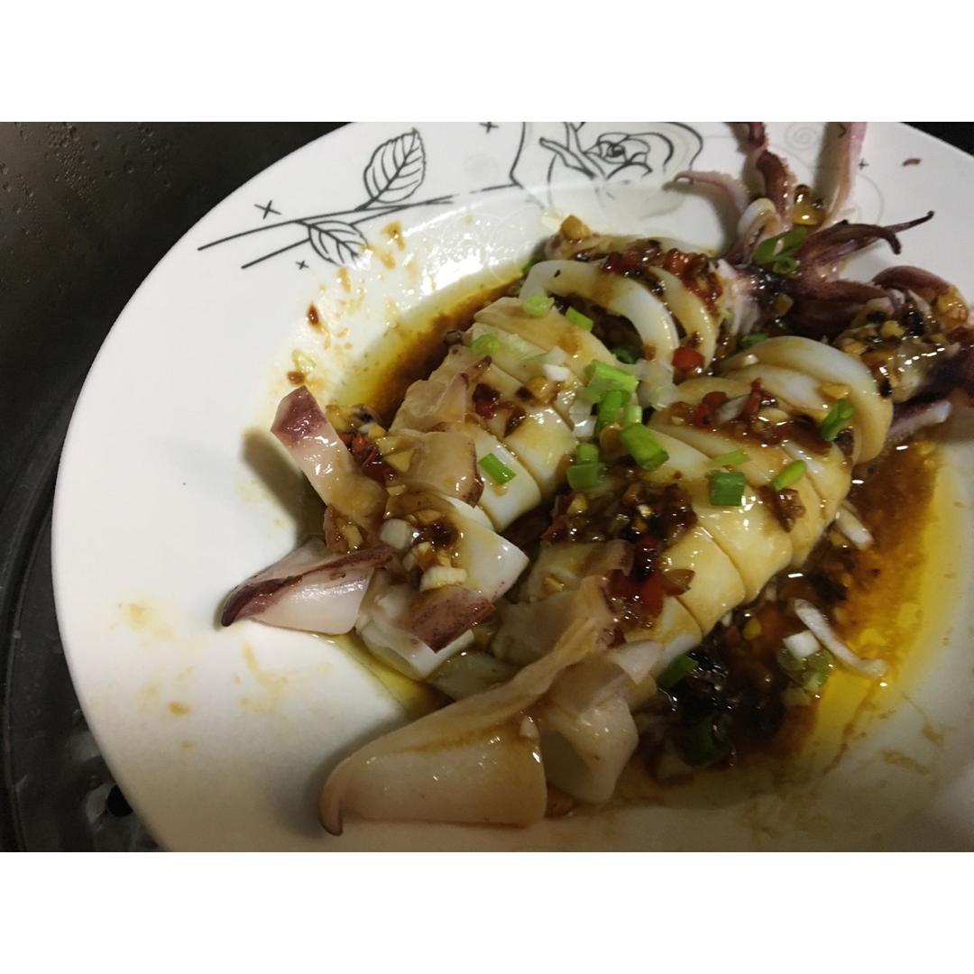 清蒸大鱿鱼